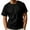 Black, variant on Men's Casual T-Shirt Lightweight Summer Short Sleeve Shirt Suitable for Outdoor Activities Stylish Fit Fashion