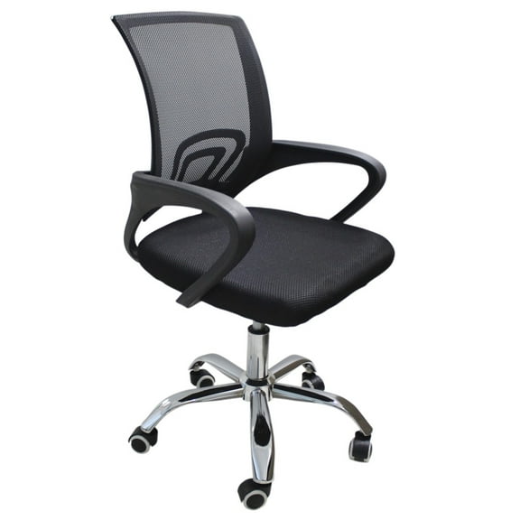 Silla de Escritorio Silla de Oficina giratoria Home Office Idea Nuova  Color Negro