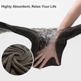 thumbnail image 3 of Green Essen 4 Packs Bath Towel Set Plush Bath Sheet 600 GSM Oversized Thick Bath Shower Towels 35x70-Extra Soft Cozy-Absorbent-Quick Dry-Multi-Purpose Hotel Large Microfiber Bathroom Towels Dark Brown, 3 of 8