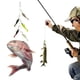 thumbnail image 5 of Silicona Artificial Cebo Suave T Tail Wobbler Cluster Soft Softre para Salada, 5 of 9