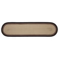thumbnail image 2 of VHC Brands Braided Cotton Table Runner 12x48, Cotton Dining Room, Kitchen Table Runner, Jute Style, Farmhouse, Stenciled, Connell Collection, Rectangle 12x48, Stars, Burgundy, 2 of 5