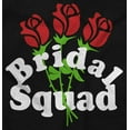 thumbnail image 2 of Bridal Squad Bachelorette Party Womens Plus Size Graphic Zipper Hoodie Brisco Brands 2X, 2 of 5