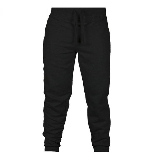 Pantalones deportivos para hombre, leggings casuales para correr, pantalones elásticos de terciopelo, placa ligera, color sólido