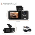 Wireless Dash Cam Car Camera,Dash Camera 1558P Front and Inside ,Lighting Deals of Today,Dash