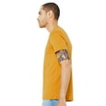 thumbnail image 2 of Bella Canvas Unisex Jersey V-Neck Tee - Mustard - XS, 2 of 5