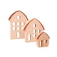 thumbnail image 3 of Juego de bloques de construcción de decoración de casa de centro de mesa de madera de 3 piezas, adorno de juguete apilable Montessori, bloque de, 3 of 9