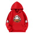 thumbnail image 4 of YUNAFFT Chandail à Capuchon pour Enfants 5-15 Ans avec Poche Manches Raglan Molleton Japonais Décontracté Halloween Automne Hiver Multicolore, 4 of 4