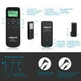 thumbnail image 3 of AODELAN Camera Wireless Shutter Release Timer Remote Control for Canon EOS R, RP, Rebel SL2, 250D, 750D, 90D, 80D, 77D, M6 Mark II, 5D Mark IV; Fujifilm X-T3, X-T100; Olympus OM-D E-M1 Mark II, 3 of 8
