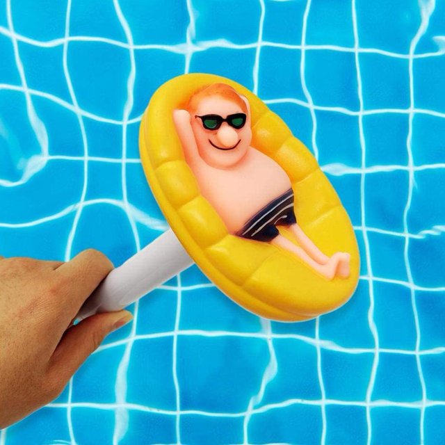 Retrato medidor de temperatura del agua piscina termómetro flotante (niño)