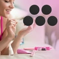 thumbnail image 2 of Unique Bargains 5 Pcs Round Rollable Nail Art Stamping Mat Black, 2 of 6