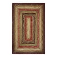 thumbnail image 1 of Homespice Decor 502803 27 x 45 in. Gingerbread Jute Oval Braided Rug - Brown, Deep Red, 1 of 1