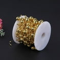thumbnail image 3 of 2Rolls 33 Feet Christmas Beads Garland Decoration Pearl Strands Chain for Christmas Tree Decoration Indoor Outdoor Home Mantle Fireplace Holiday Decor, 3 of 6