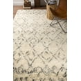 thumbnail image 4 of Hauteloom Cotgrave Wool Living Room, Bedroom Area Rug - Bohemian/Global - Plush Pile - Cream, Teal - 2' x 3', 4 of 8