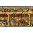 thumbnail image 3 of TRIMZ Country Gardening Wallpaper Border Pre-pasted, Ready to Apply Farmhouse Wall Décor, Length 15', 3 of 6