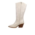 thumbnail image 3 of Corkys Womens Howdy Tall Embroidered Snip Toe Zippered Cowboy  Tall Boots, 3 of 5