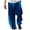 Dark Blue, variant on Herrnalise Men's Joggers Cargo Pants Summer Casual Fashion Gradient Printing Elastic Waist Straight Trousers Ripped Denim Pants for Men For Black,S