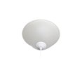 thumbnail image 1 of Maxim Basic-Max-Kit de luz para ventilador de techo con tres luces y limitador de potencia en estilo, 13 pulgadas de ancho, acabado blanco mate, 1 of 3