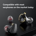 thumbnail image 5 of Estructura de Doble Soporte Auriculares Tapones para los Oídos con Memoria Tapones para los Oídos de Silicona 3 Pares de Auriculares Tapones para los Oídos Talla S Negro, 5 of 5