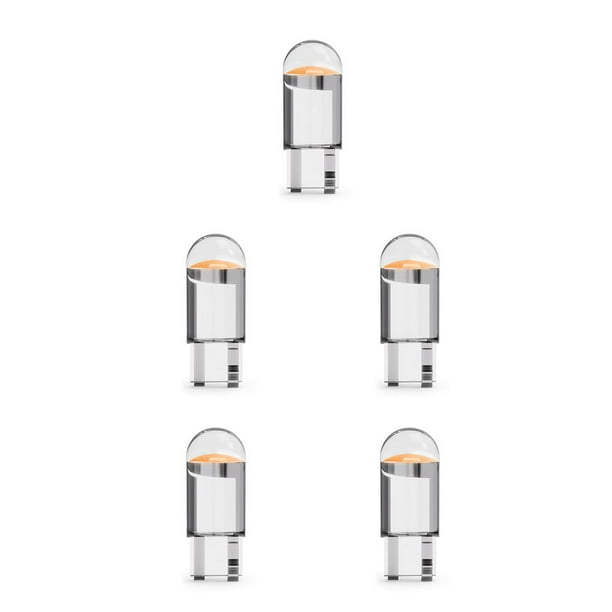 Kenally 10 piezas de luces LED para coche, bombillas para salpicadero, lámparas universales, accesorios de viaje para automóviles, piezas de repuesto, luz rosa 24V 5piezas Kenally CBP227832