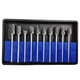 thumbnail image 1 of 10Pcs 1/8' Shank Tungsten Carbide Milling Cutter Rotary Steel HighSpeed Steel Cone Drill Set Diamond Drill, 1 of 5