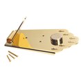 thumbnail image 4 of Puente De Cola De Mandolina De 6 Cuerdas Con Tornillos De Montaje, Dorado Sunnimix Mandolin Tailpiece Bridge, 4 of 8