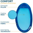 thumbnail image 6 of SwimWays Spring Float Original Inflatable Pool Lounge Chair with Headrest, Pool Float for Adults, 6 of 9