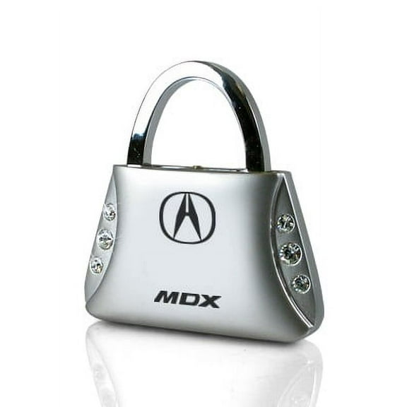 acura mdx clear crystals purse shape key chain