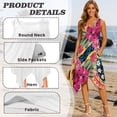 thumbnail image 6 of KUIFORTI Tropical Flowers His and Hers Summer Outfits Couple Matching Outfits Beach Vacation Clothes for Women with Pockets 4-Way Stretch Quick-dry for Romantic Date, 6 of 7