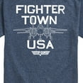 thumbnail image 3 of Top Gun - Property of Fighter Town - Men's Short Sleeve Graphic T-Shirt, 3 of 5