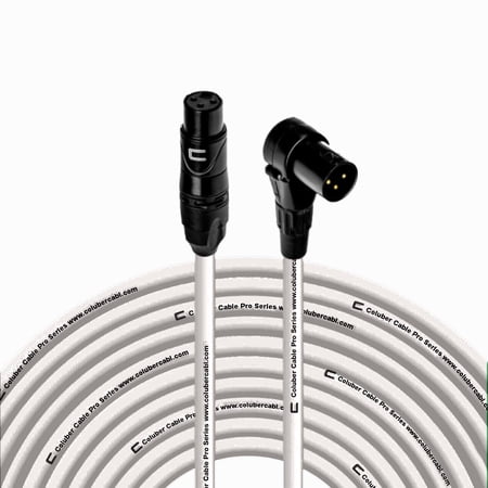 Coluber Cable - Balanced XLR Cable Female to Right Angle XLR Male Connector