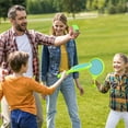 thumbnail image 5 of Tutuviw Toss and Catch Game Ball Set, Outdoor Games for Kids with 2 Paddles 2 Balls Outside Toys(Soft & Suction Ball), Beach Backyard Games Activities for Ages 3-12 (Green), 5 of 7