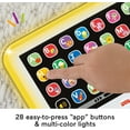 thumbnail image 4 of Fisher-Price Laugh & Learn Smart Stages Tablet Toddler Electronic Musical Learning Toy, Gray, 4 of 6