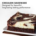 thumbnail image 2 of Circulon Nonstick Bakeware Nonstick Baking Pan / Nonstick Cake Pan, Square - 9 Inch, Brown, 2 of 2