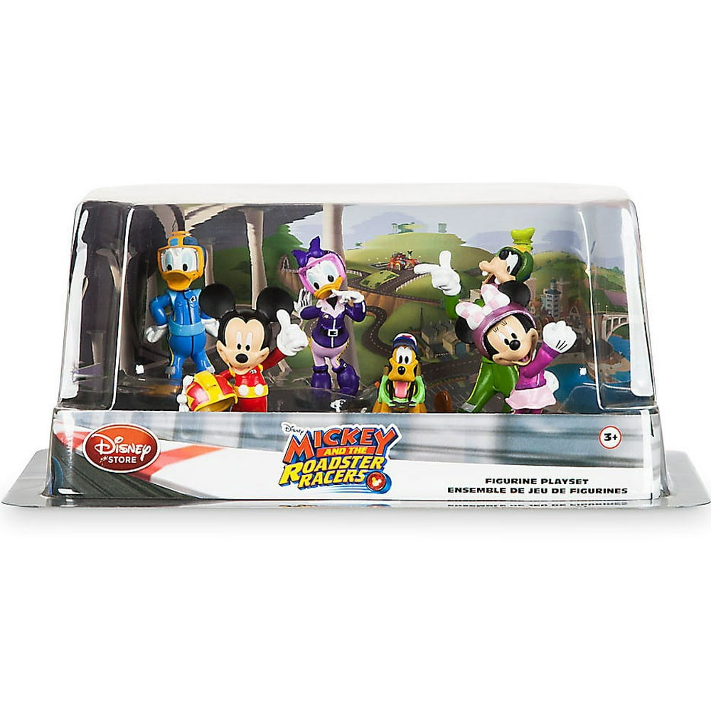 disney parks exclusive deluxe cars 6 piece squeeze toy set