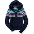 thumbnail image 1 of Aeropostale suéter con capucha para mujer, azul, mediano, 1 of 1