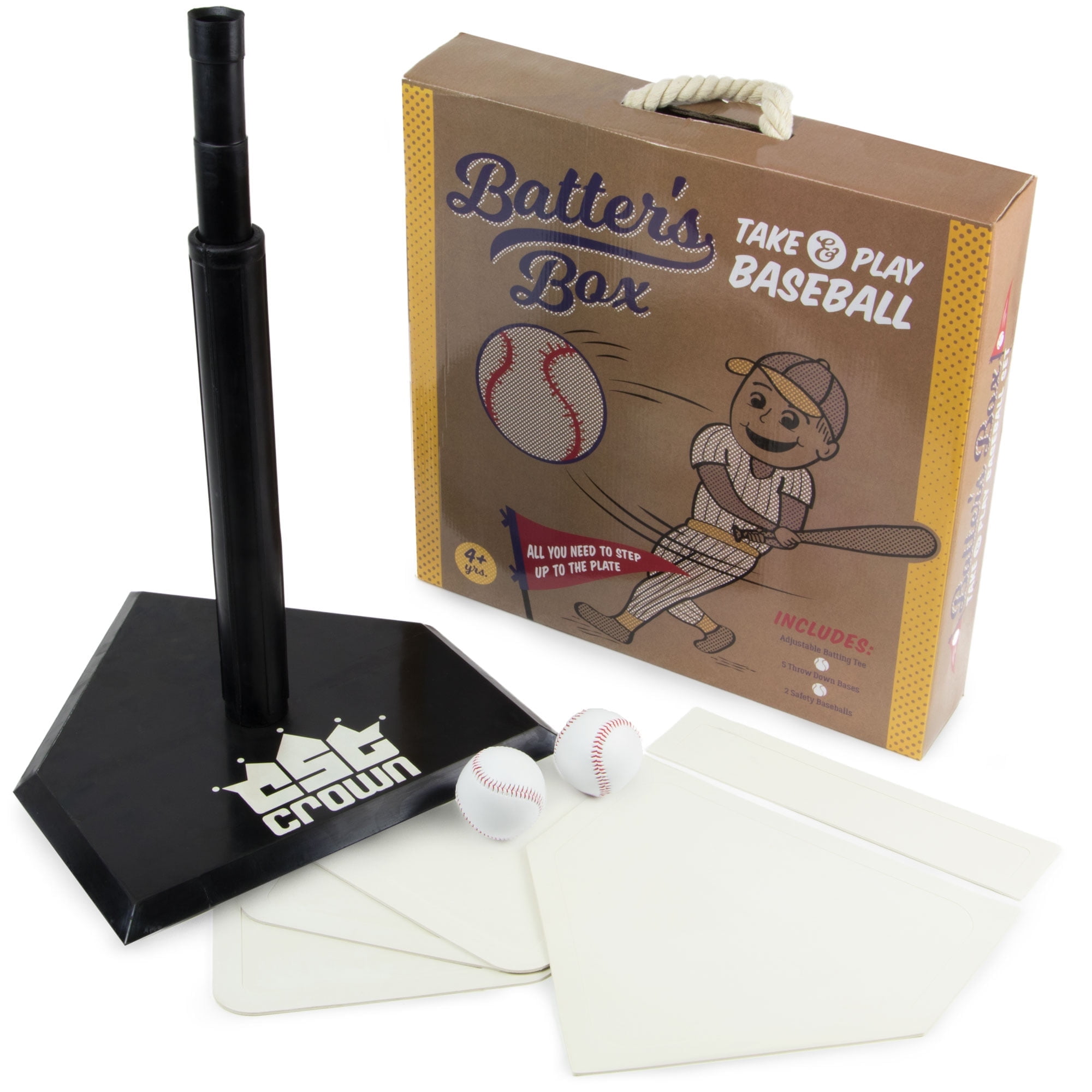 Oeab Lot de 5 bases de baseball et softball en caoutchouc pour enfants et adultes, pour baseball, softball, Teeball, kickball, arrière-cour, pratique (5 pièces, blanc
