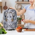 thumbnail image 3 of HELLHERO Owl Food Processor Cover 1Set Polyester 15.94"H x 9.45"L x 7.28"W for Home Kitchen Proof Stain, 3 of 6