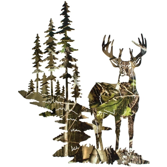 Camo Deer Whitetail Birthday Cake Topper, By TNCT
