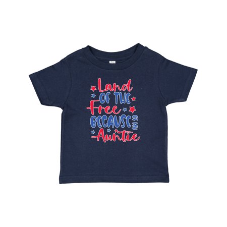 

Inktastic Memorial Day Land of the Free Because of My Auntie Gift Baby Boy or Baby Girl T-Shirt