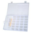thumbnail image 3 of Floss Bobbins Storage Box with with Removable Dividers Embroidery Thread Storage Box with 120pcs Floss Bobbins Large Capacity Thread Storage Container for Home, 3 of 3