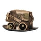 thumbnail image 2 of Sombrero de copa Steampunk para hombre y mujer, hecho a mano, sombrero bombín, sombrero mágico, sombrero vaquero, tocado para 60cm-61cm, 2 of 9