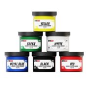 Rapid Cure Standard Plastisol Ink Kit for Screen Printing Low Temp Cure 6 – 8oz Ink Bottles by Screen Print Direct