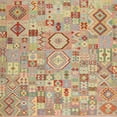 thumbnail image 1 of Ahgly Company Machine Washable Indoor Square Contemporary Copper Red Pink Area Rugs, 6' Square, 1 of 7