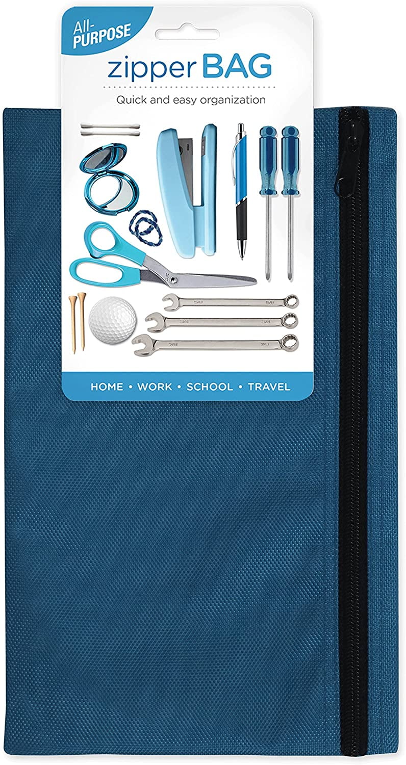 1ct Cumberland Concepts Large Nylon All Purpose Zipper Bag - Blue