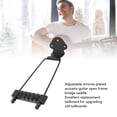 thumbnail image 4 of Guitar Trapeze Bridge,Guitar Trapeze Bridge 6 String Jazz Guitar Tailpiece Replacement Metal with Screws, 4 of 7