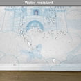 thumbnail image 6 of Ambesonne Tale Place Mats Set of 4, Castle Butterfly, Standard Size, White and Sky Blue, 6 of 6