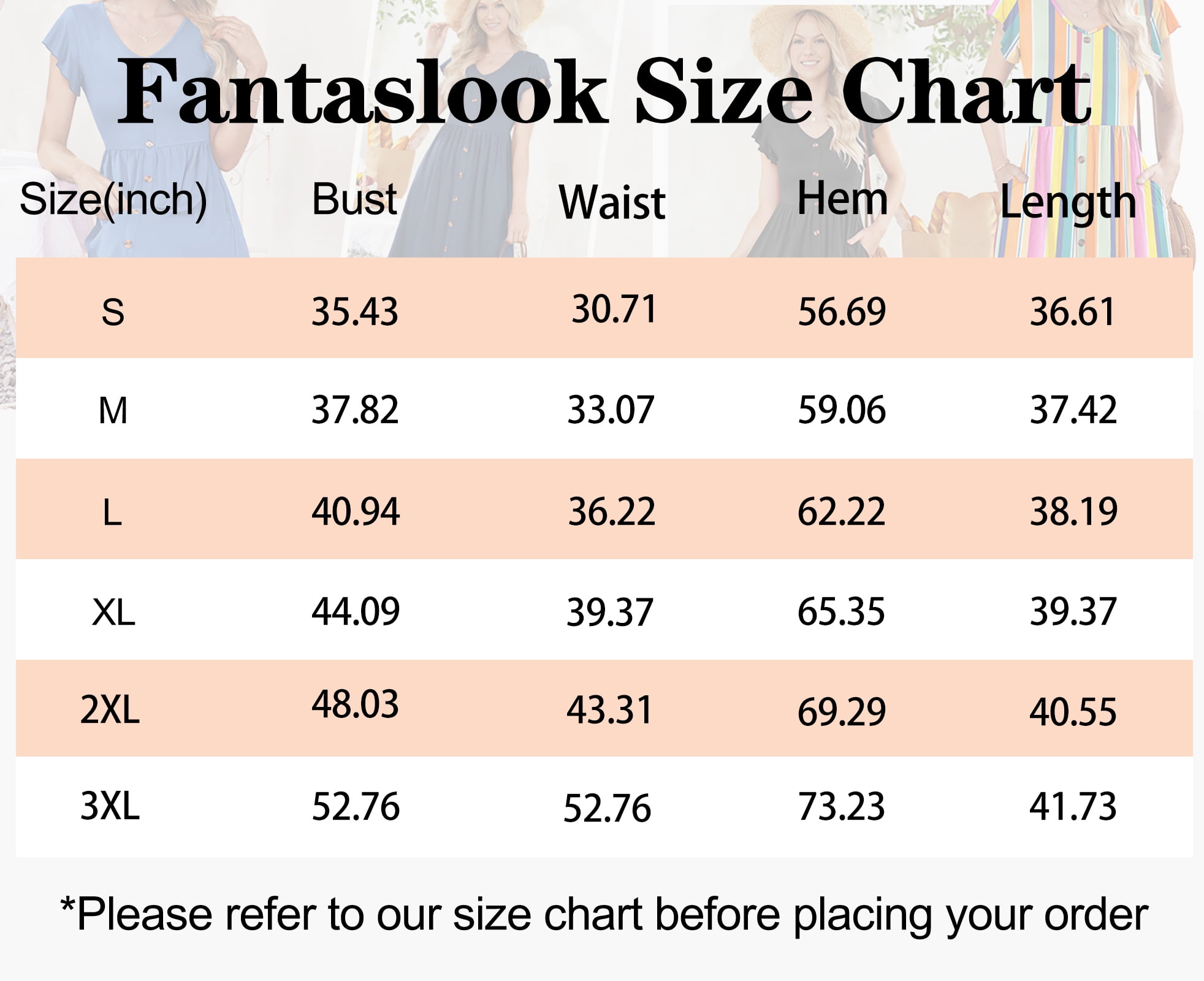 Fantaslook Women Summer Dresses V Neck Ruffle Sleeve Casual Flowy Sundresses Button Floral Midi Dress with Pockets