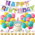 thumbnail image 1 of Kit de globos de látex con pancarta para cumpleaños de 26 caballos, 1 of 2