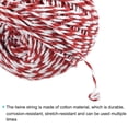 thumbnail image 4 of Cordel Embalaje Unique Bargains 75M/82 Yardas Rojo y Blanco Paquete de 2, 4 of 7