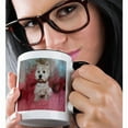 thumbnail image 2 of 3dRose, Westie, 11oz Two-Tone Black Mug, 2 of 7